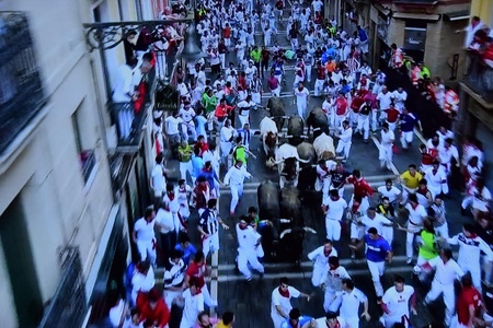 enjoty sanfermin running of the bulls raffle